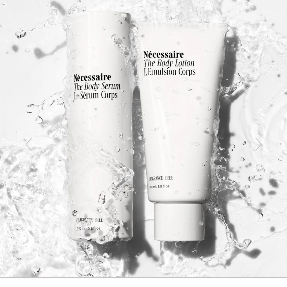 🎉FINAL SALE🎉NECESSAIRE BODY SERUM AND LOTION SET